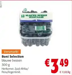 Colruyt Boni Selection blauwe bessen 300 g aanbieding