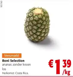 Colruyt Boni Selection ananas zonder kroon los aanbieding