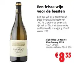 Colruyt Vignobles La Baume Chardonnay 2024 aanbieding