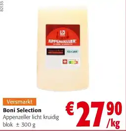 Colruyt Boni Selection Appenzeller licht kruidig blok ± 300 g aanbieding