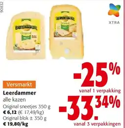 Colruyt Leerdammer Original sneetjes 350 g aanbieding