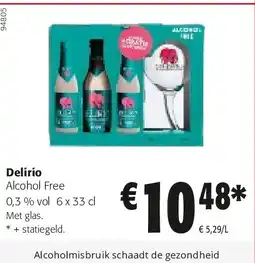 Colruyt Delirio Alcohol Free aanbieding