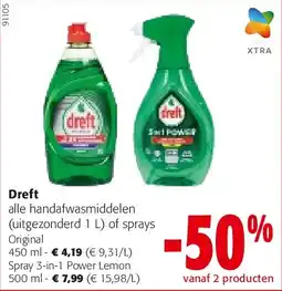Colruyt Dreft Original 450 ml aanbieding