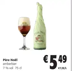 Colruyt Père Noël amberbier 7 % vol 75 cl aanbieding