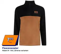 Action Fleecesweater aanbieding
