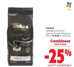 Colruyt Lavazza Espresso Perfetto koffiebonen 500 g aanbieding