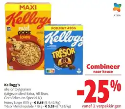 Colruyt Kellogg’s Honey Loops 600 g aanbieding