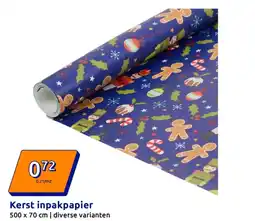 Action Kerst inpakpapier aanbieding