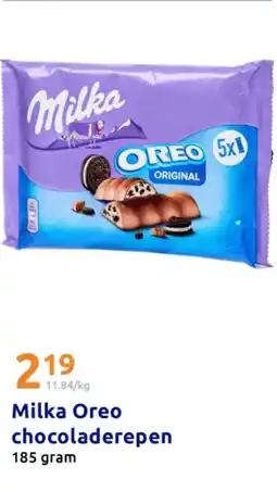 Action Milka Oгео chocoladerepen aanbieding