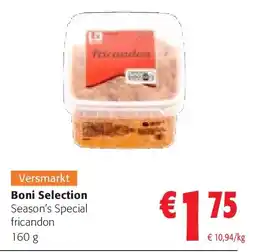 Colruyt Boni Selection Season's Special fricandon 160 g aanbieding