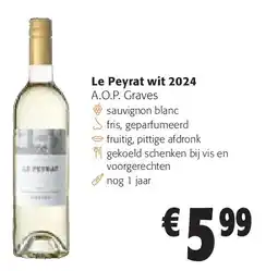 Colruyt Le Peyrat wit 2024 aanbieding