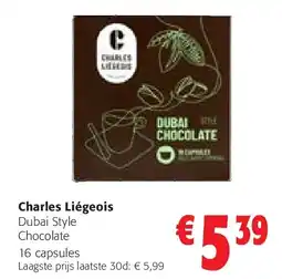 Colruyt Charles Liégeois Dubai Style Chocolate 16 capsules aanbieding