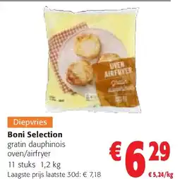 Colruyt Boni Selection gratin dauphinois oven/airfryer 11 stuks 1,2 kg aanbieding