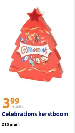 Action Celebrations kerstboom aanbieding