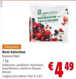 Colruyt Boni Selection Bosvruchten aanbieding