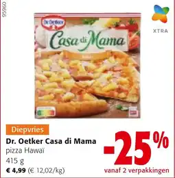 Colruyt Dr. Oetker Casa di Mama pizza Hawaï aanbieding