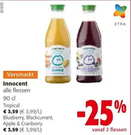 Colruyt Innocent alle flessen aanbieding