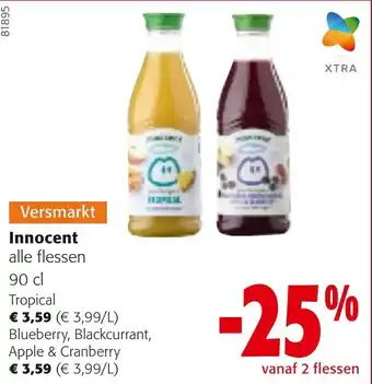 Colruyt Innocent alle flessen aanbieding
