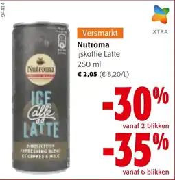 Colruyt Nutroma ijskoffie Latte aanbieding