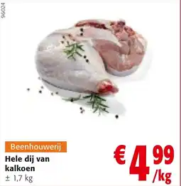 Colruyt Hele Dij van Kalkoen aanbieding