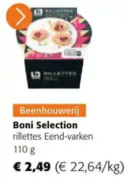 Colruyt Boni Selection rillettes Eend-varken aanbieding