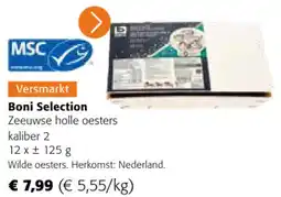 Colruyt Boni Selection Zeeuwse holle oesters kaliber 2 aanbieding