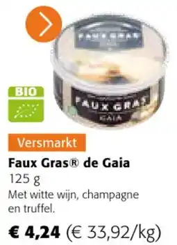Colruyt Faux Gras de Gaia aanbieding