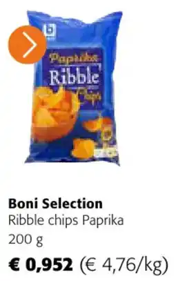 Colruyt Boni Selection Ribble chips Paprika aanbieding