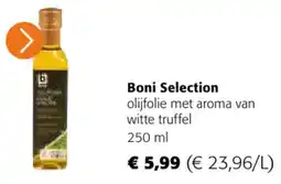 Colruyt Boni Selection olijfolie met aroma van witte truffel aanbieding