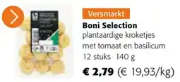 Colruyt Boni Selection plantaardige kroketjes met tomaat en basilicum aanbieding