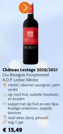 Colruyt Château Lestage 2020 / 2021 aanbieding