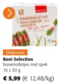 Colruyt Boni Selection bonenrolletjes met spek aanbieding