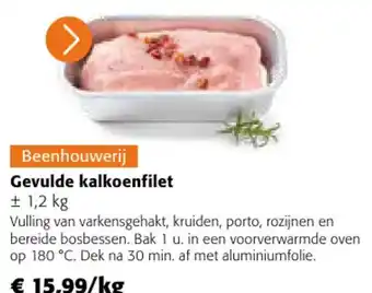 Colruyt Gevulde Kalkoenfilet aanbieding