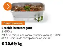 Colruyt Bereide Hertenragout aanbieding