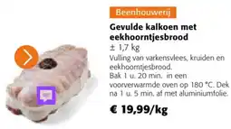 Colruyt Gevulde kalkoen met eekhoorntjesbrood aanbieding