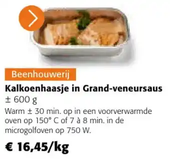 Colruyt Kalkoenhaasje in Grand Veneursaus aanbieding
