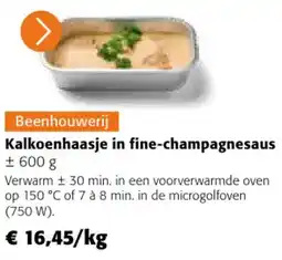 Colruyt Kalkoenhaasje in fine-champagnesaus aanbieding