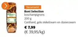 Colruyt Boni Selection boschampignons aanbieding