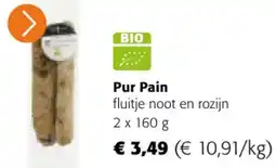 Colruyt Pur Pain fluitje noot en rozijn aanbieding