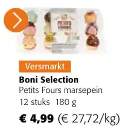Colruyt Boni Selection Petits Fours marsepein aanbieding