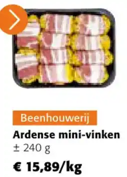 Colruyt Ardense mini-vinken ± 240 g aanbieding