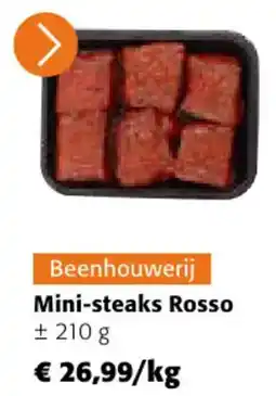 Colruyt Mini Steaks Rosso aanbieding