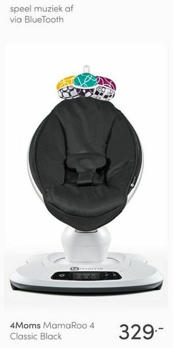 Baby & Tiener 4moms mamaroo 4 classic black aanbieding