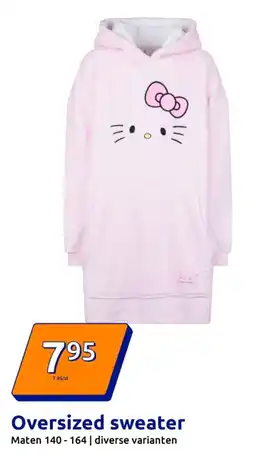 Action Oversized sweater aanbieding