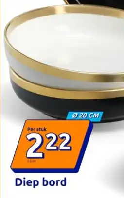 Action Diep bord aanbieding