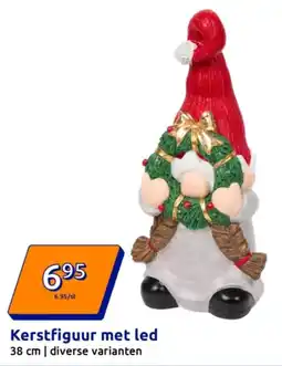 Action Kerstfiguur met led aanbieding