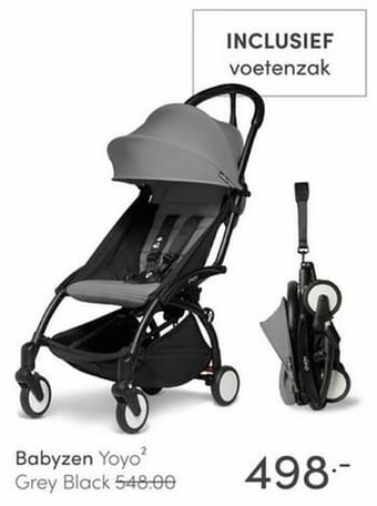 Baby & Tiener Babyzen yoyo2 grey black aanbieding