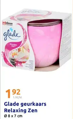 Action Glade geurkaars Relaxing Zen aanbieding