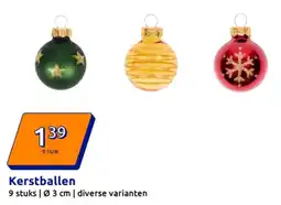 Action Kerstballen aanbieding