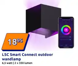 Action LSC Smart Connect outdoor wandlamp aanbieding